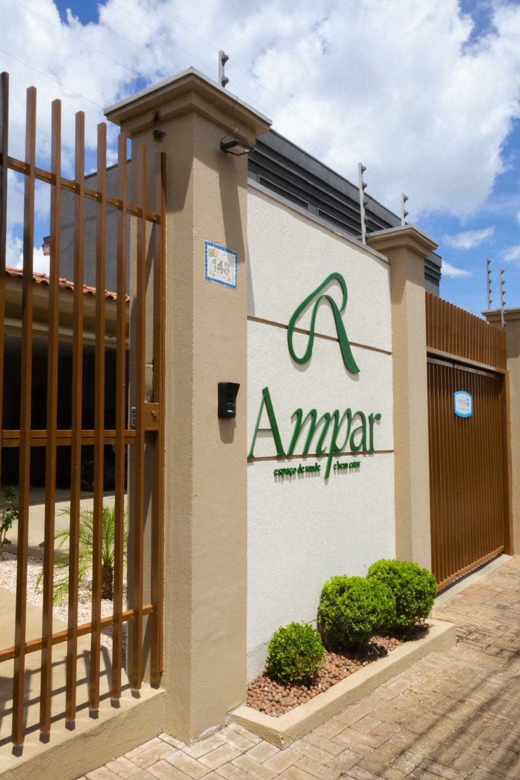 Entrada do Espaço Ampar