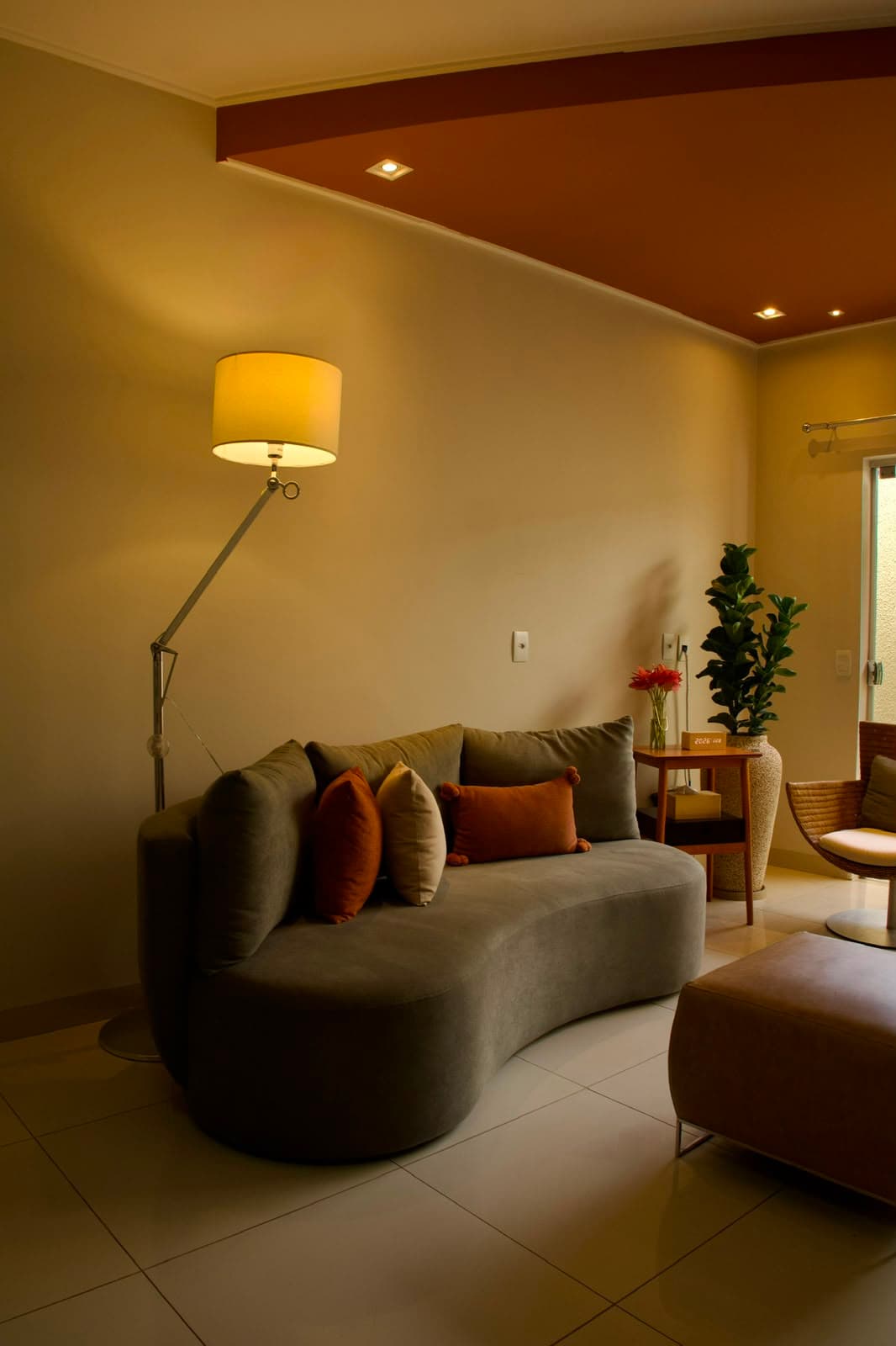 Sala de espera do Espaço Ampar